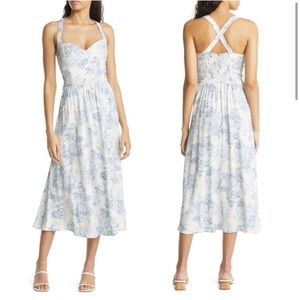 Reformation 
Brixton Floral dress in teacup